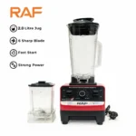 RAF 2-in-1 Electric Blender 2400W High Power | 2L Unbreakable Jug & Grinder