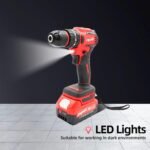 48V Cordless Drill Machine Kit with 2 Rechargeable Batteries & Accessories Carry Case - Image 5