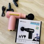 Rechargeable Deep Tissue Gun Massager | 4 Heads | Muscle Pain Relief