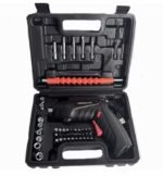 47-Piece Rechargeable Electric Screwdriver Kit 3.6V Cordless Lithium Power Tool Set