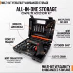 47-Piece Rechargeable Electric Screwdriver Kit 3.6V Cordless Lithium Power Tool Set - Image 3