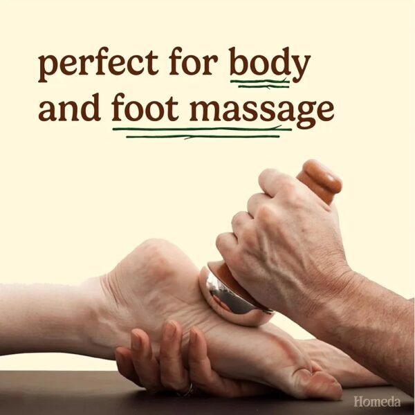 Kansa Body Massager for Pain Relief & Full Body Massage – Portable Relaxation Tool