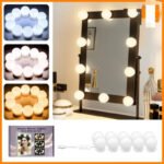 Vanity Light LED Bulbs for Makeup Mirror Stand | 10 Bulbs with 3 Light Modes - Image 2