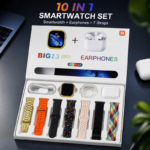 I20 Ultra Max Suit (10 in 1) Smart Watch + Earbuds with 7 straps