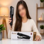 Kemei Professional Hair Crimper Perfect for smooth, silky, and frizz-free hair in minutes. (KM-324) - Image 2