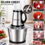Meat Grinder Chopper ,Electric Stainless Steel Meat Chopper, High-quality Household Grinder Chopper Blender ( 2 LITTER ) - Image 2