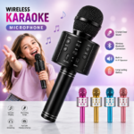 WS-858 Wireless Bluetooth Microphone Karaoke Speaker