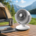 Strong Third-Gear USB Operated & Rechargeable Air Circulation Fan - Image 4