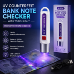 JC-205 UV Banknote Counterfiet Note Checking Torch