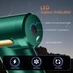 Rechargeable Deep Tissue Gun Massager | 6 Speed Muscle Massage Gun with 4 Massage Heads - Image 3