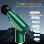 Rechargeable Deep Tissue Gun Massager | 6 Speed Muscle Massage Gun with 4 Massage Heads - Image 2