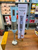 4 Golden Blade Silver Crest Premium Quality Hand Blender