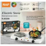 RAF R.8020B Electric Stove 2000W – Double Hot Plate with Temperature Control