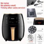 Silver Crest Air Fryer 6L Digital Touch - Image 4