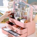 Cosmetic Organizer With Drawers – Makeup & Beauty Storage Box - Image 3