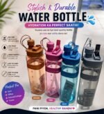 Stylish 700ml Water Bottle – Leak Proof Dual Drinking Lid