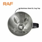 RAf R.8205 3-in-1 Stainless Steel Electric Blender & Grinder – 2L 800W - Image 2