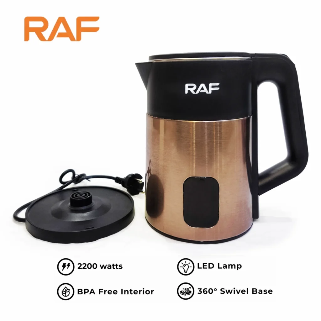 RAF 2L Stainless Steel Electric Kettle 2200W