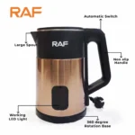 RAF Stainless Steel Electric Kettle – 2L Cool-Touch, Fast Boil 2200W - Image 3