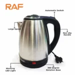 RAF R.202 Stainless Steel Electric Kettle – 2L 2000W Fast Boil - Image 3