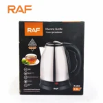 RAF R.202 Stainless Steel Electric Kettle – 2L 2000W Fast Boil