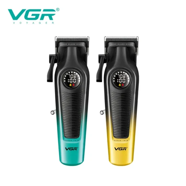VGR V-196 Professional Hair Clipper with LED Display